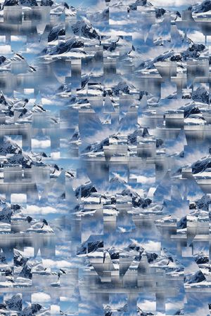 冰冻霜雪印花华亿平台图片