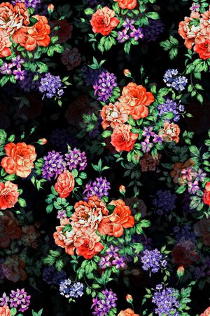 复古印花华亿平台图片