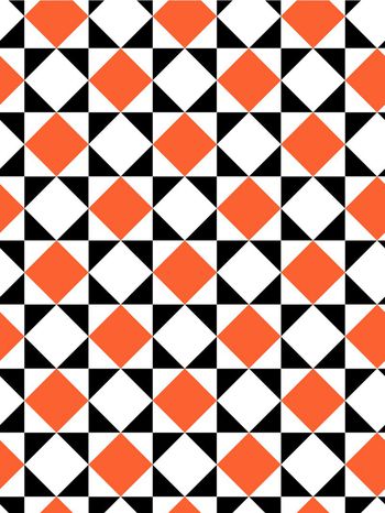 时尚几何花印花华亿平台图片