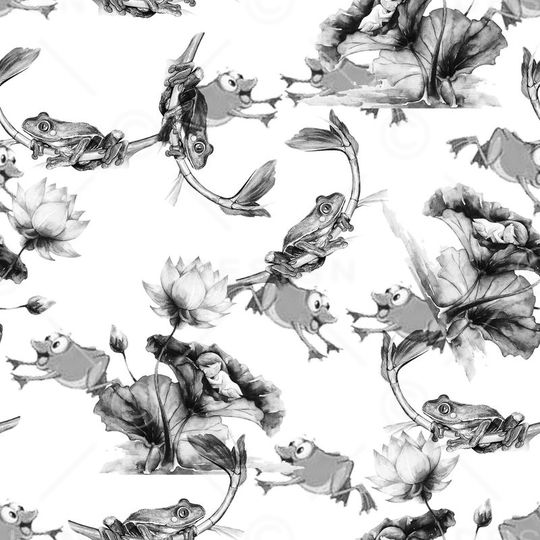 创意服装面料印花华亿平台图片