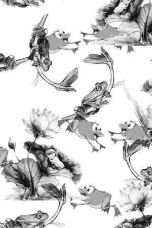 创意服装面料印花华亿平台图片