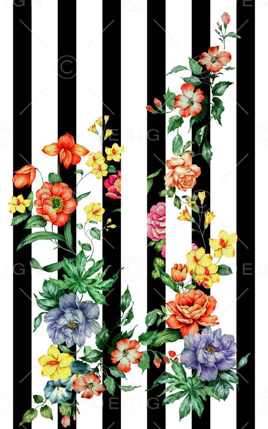 条纹印花华亿平台图片