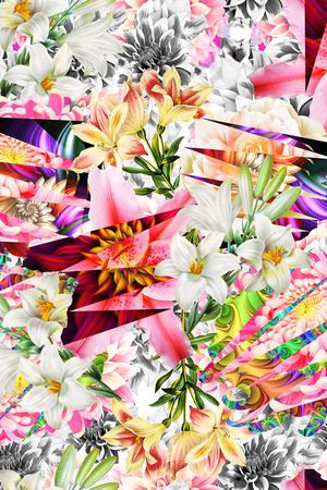 流行时尚印花华亿平台图片