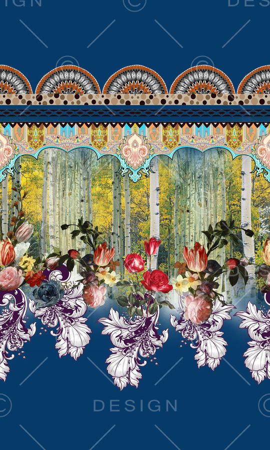 民族风印花华亿平台图片