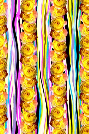 条纹印花华亿平台图片