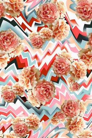 抽象印花华亿平台图片