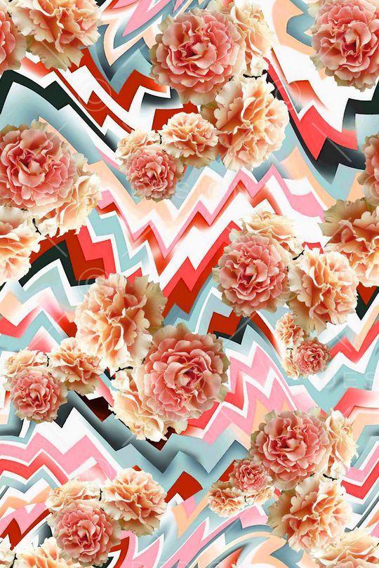 抽象印花华亿平台图片