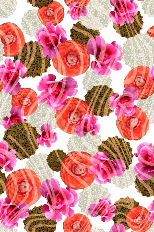 蕾丝印花华亿平台图片