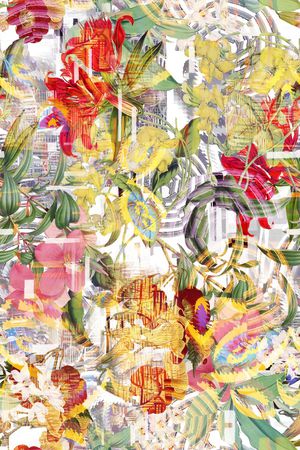 抽象印花华亿平台图片