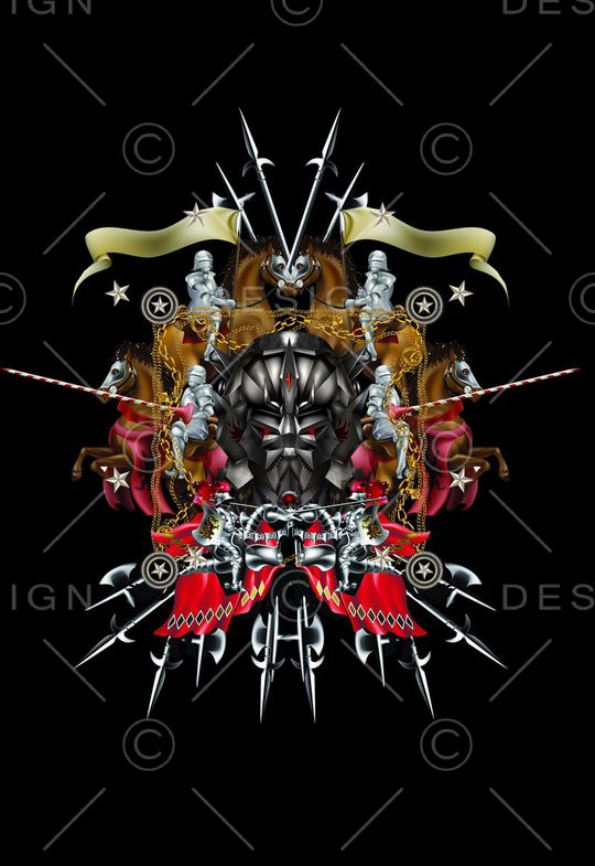 潮流时尚印花华亿平台图片