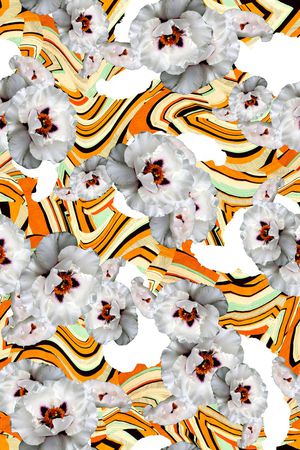 抽象印花华亿平台图片