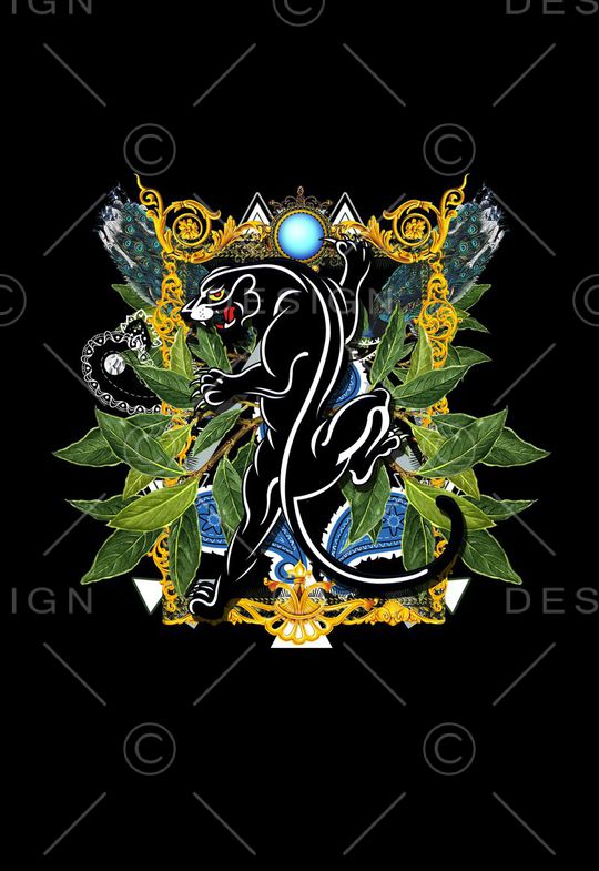 潮流时尚印花华亿平台图片