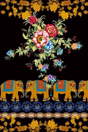 潮流大牌印花华亿平台图片