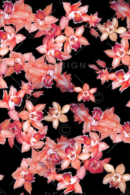 玉兰花印花华亿平台图片