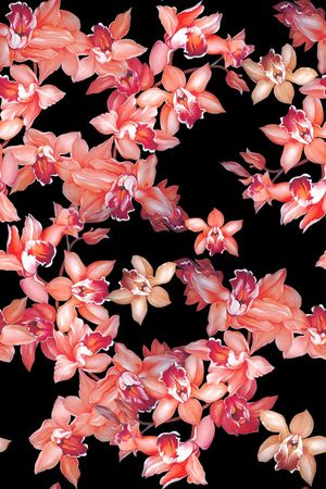 玉兰花印花华亿平台图片