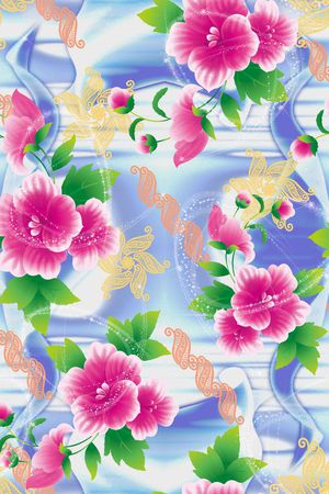 抽象印花华亿平台图片