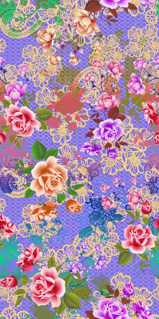 抽象印花华亿平台图片