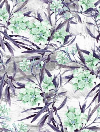 481126-手绘清新水彩花卉