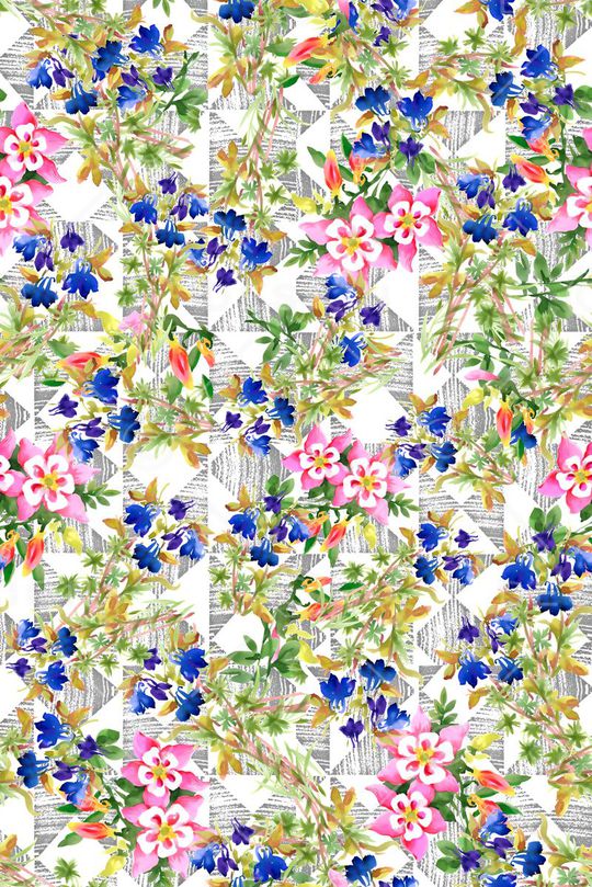 水彩印花华亿平台图片