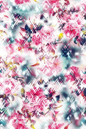 几何印花华亿平台图片