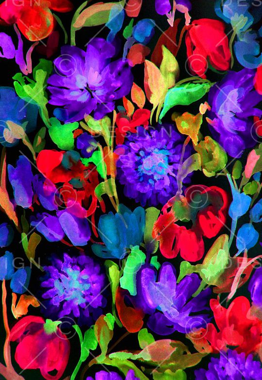 Floral印花华亿平台图片