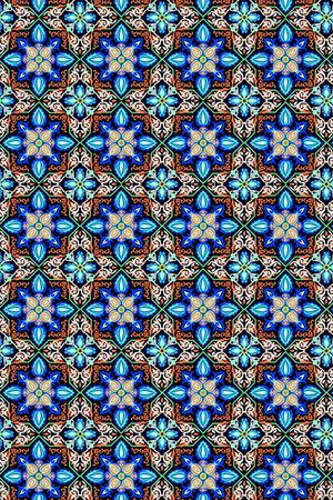 波西米亚民族花印花华亿平台图片