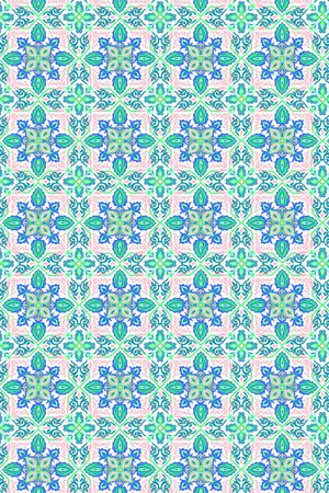 波西米亚民族花印花华亿平台图片