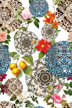 花朵印花华亿平台图片