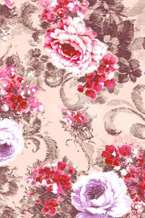 红色搭配三色印花华亿平台图片