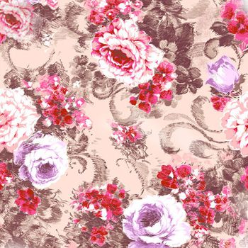 红色搭配三色印花华亿平台图片