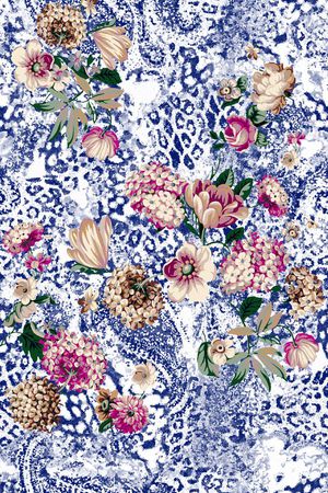 豹纹印花华亿平台图片