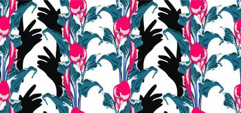 马蹄莲  手印花华亿平台图片