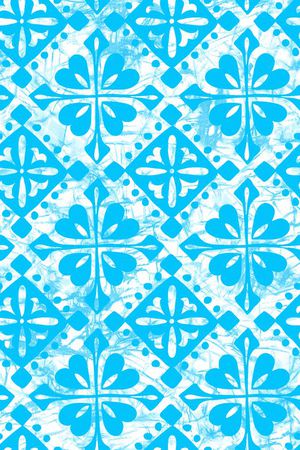 民族几何花印花华亿平台图片