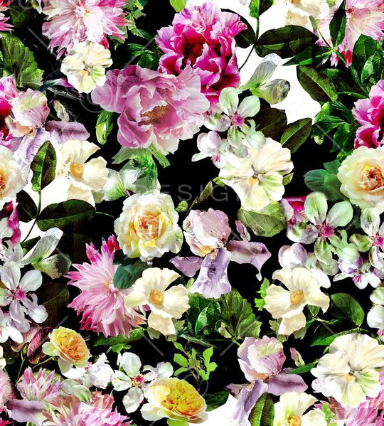 花朵 花卉印花华亿平台图片