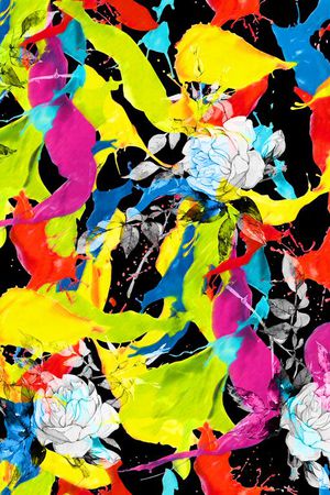 流行时尚印花华亿平台图片