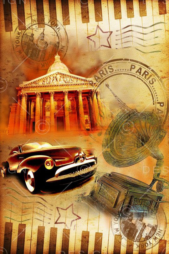 复古印花华亿平台图片