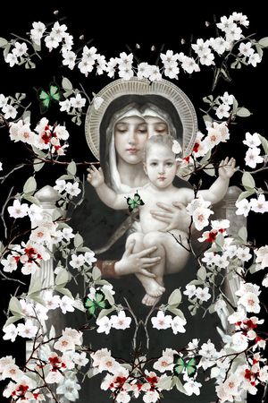 潮流时尚印花华亿平台图片