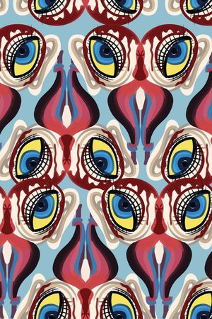 潮流时尚印花华亿平台图片