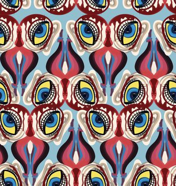 481601-潮流时尚纯电脑手绘涂鸦抽象人物数码