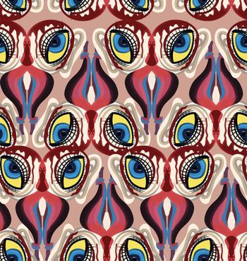 481611-潮流时尚纯电脑手绘涂鸦抽象人物数码