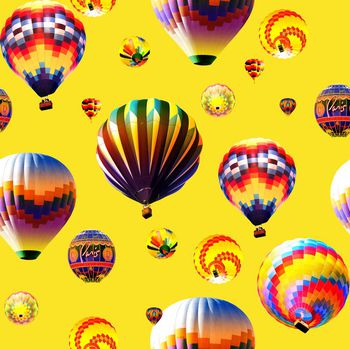 481615-时尚潮流热气球花卉