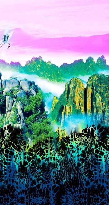 定位花印花华亿平台图片