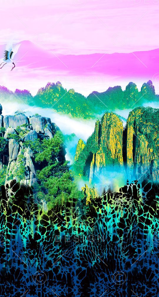 定位花印花华亿平台图片