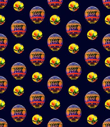 481672-时尚潮流热气球花卉2