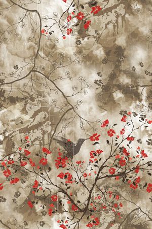 复古 民族印花华亿平台图片