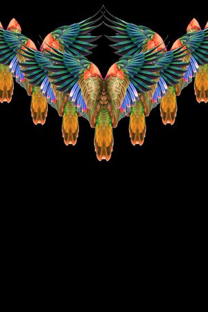 潮流时尚印花华亿平台图片