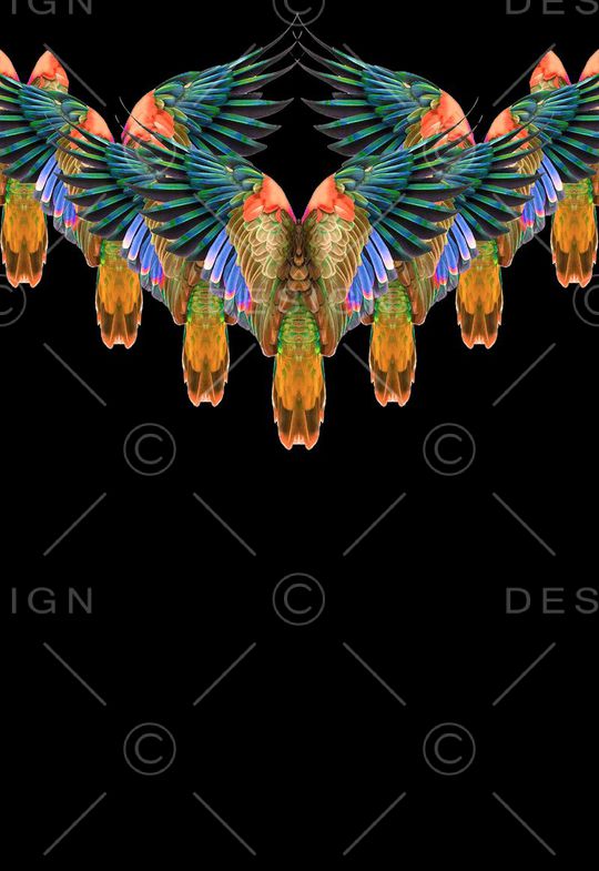 潮流时尚印花华亿平台图片