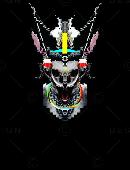 时尚前卫印花华亿平台图片