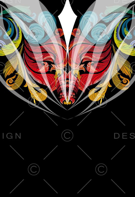 潮流时尚印花华亿平台图片