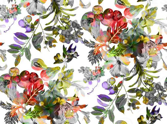 抽象印花华亿平台图片